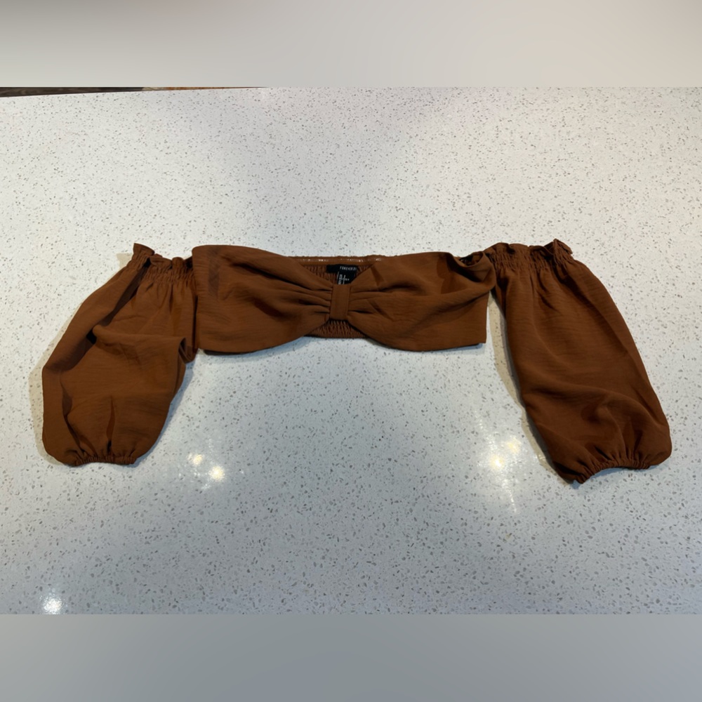 Forever 21 Womens Burnt Orange Top